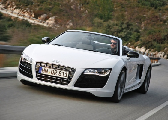 <b>Após estrelar filme de ação, Audi R8 Spyder mostra seus dotes no sul da França</b> - Divulgação