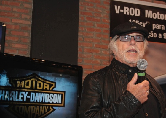 William G. Davidson, neto de um dos fundadores da Harley-Davidson, esteve em São Paulo na última quarta-feira (18) para inaugurar a primeira loja no Brasil sob gestão direta da matriz - Arthur Caldeira/Infomoto