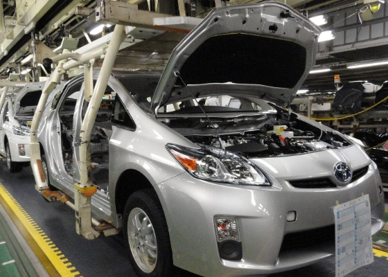 <b>Linha de montagem do Prius, no Japão: daqui sai o futuro da Toyota no planeta</b> - Claudio de Souza/UOL