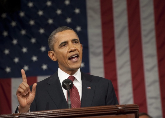 <b>Em discurso no Congresso, Obama elogia retorno da GM à liderança mundial</b> - Saúl Loeb/EFE